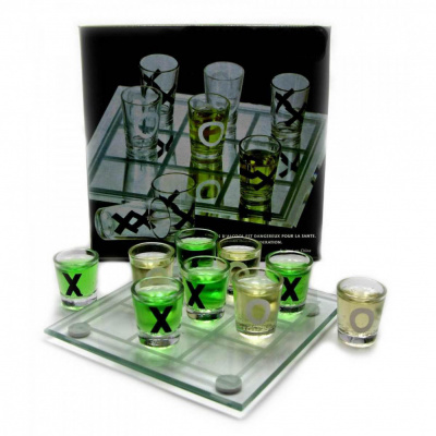 Игра настольная Крестики-нолики (деревянные фишки)