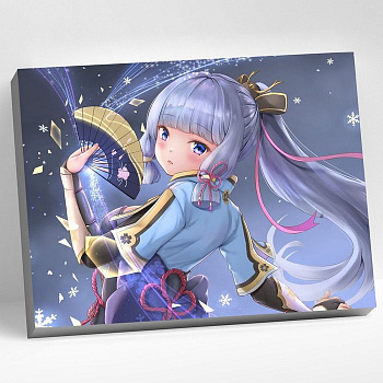 Картина по номерам 30*40 Геншин АЯКА (27цв)