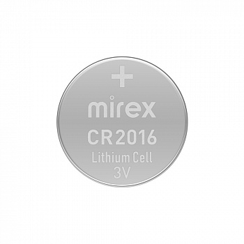 Батарейки Mirex CR2016 3V ecopak литиевая