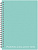 Тетрадь 80л кл.А5 Pastel Collection 80г/кв.м с обложкой из двухст.двухцв.пластика, на металл.гребне,