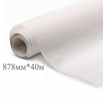 Калька бумажная 878 мм х 40 м. 40г/м2