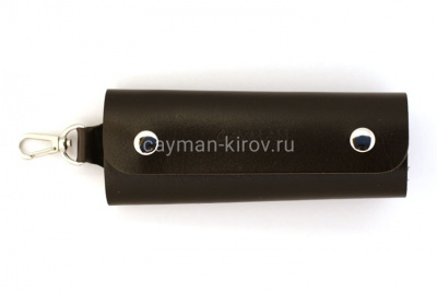 Футляр для ключей (кожа) тубус в асс.ФТ-909