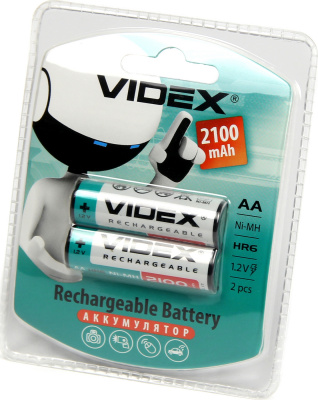 Аккумулятор VIDEX HR6/AA 2100mAh 2BL