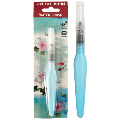 Кисть нейлон (М),deVENTE Water brush с резервуаром для воды