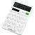 Калькулятор deVENTE Q-1P, 12разр,(паст.белый),100*157*30мм,прорез/н, к/к