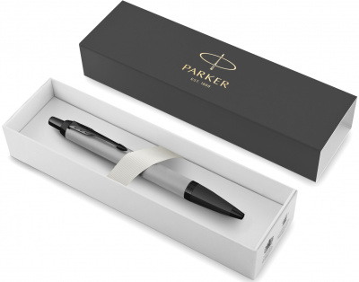 Ручка PARKER IM Achromantic Grey синяя 1мм