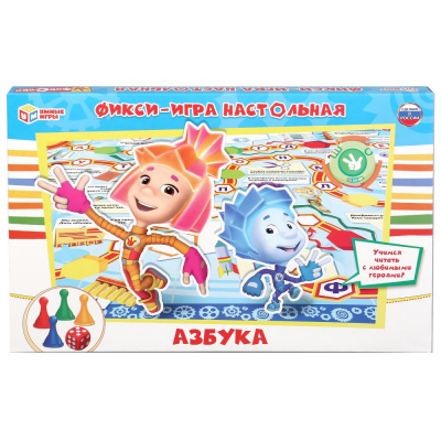 Настольная игра-ходилка Фиксики. Азбука в кор. Умные игры 