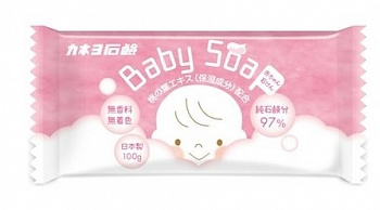 Мыло туалетное 100гр KAN BABY SOAP для детей и людей с чувствительной кожей,без отдушек 