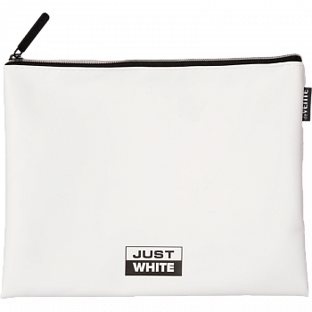 Папка для тетр, А5,deVENTE. JUST WHITE"(27x20,5x10),мат иск/к,петл, белая