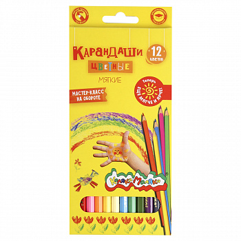 Цв.карандаши 12цв Каляка-Маляка (12)