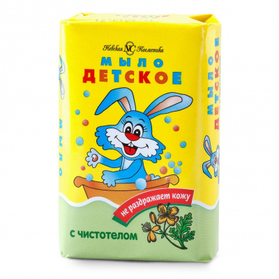 Мыло туалетное 90гр НК ДЕТСКОЕ с экстр чистотела