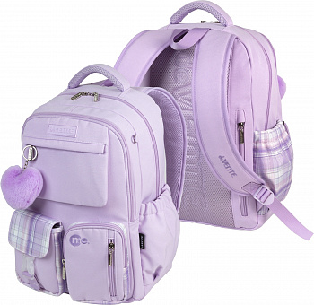 Рюкзак подрос deVENTE ME.Violet42х31х20см,(18л) 650г,2отд,