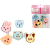 Декоративные украшения deVENTE.Cuties.тканевые, от 36*35мм до 38*42мм,5шт ассорти