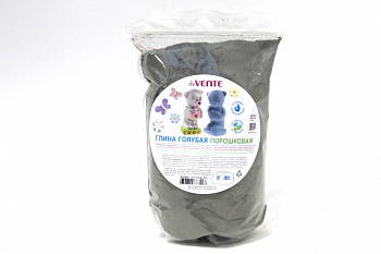 Глина для лепки порошок (вакуум), 1кг голубая deVente HobbyCreative