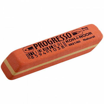 Ластик Koh-i-nor.Progresso для твер.4В-6Н  57*14*8мм