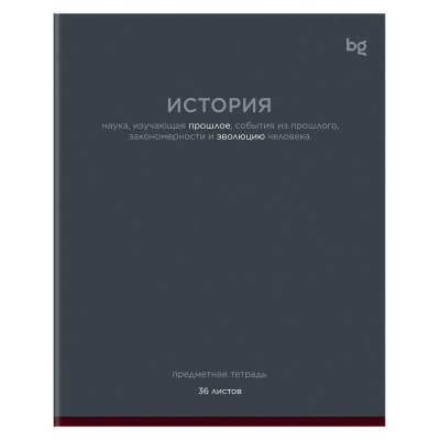 Тетрадь 36л кл ИСТОРИЯ BG "Цветовой баланс" эконом
