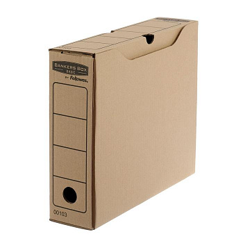 Короб архивный гофрокартон Ш80*Д260*В312 Bankers Box Basic переносной