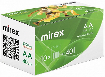 Аккумулятор Mirex HR6 / AA 2700mAh 1,2V Ni-MH