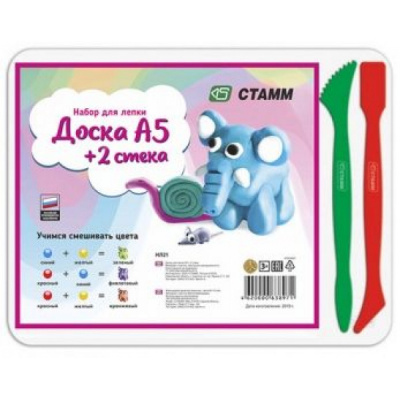 Набор для лепки-доска А5+2 стека