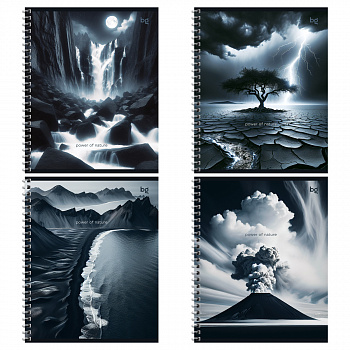 Тетрадь 48л кл (гребень) BG (эконом) асс (56) 63521