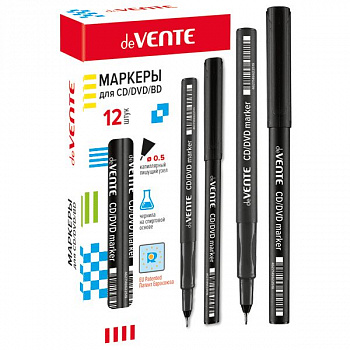 Маркер CD-PEN 0,5мм (капил.наконечн.) синий deVENTE