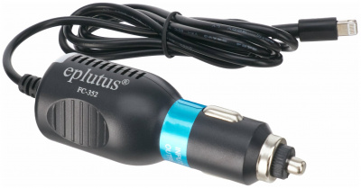 АЗУ iPhone lightning Eplutus FC-352 2000mAh 1.5m в техпаке,черн