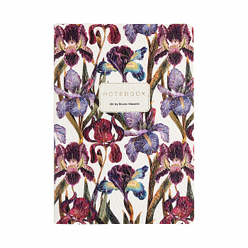 Тетрадь 60л кл. А5 FLORA.ИРИСЫ ЭКОКОЖИ