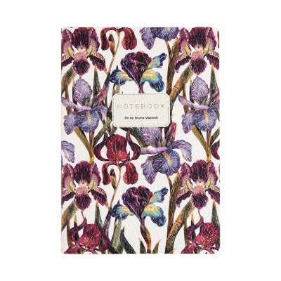 Тетрадь 60л кл. А5 FLORA.ИРИСЫ ЭКОКОЖИ