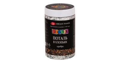 Поталь хлопья Decola серебро 3г