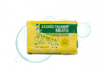 65% мыло хоз. 200г в цв.упаковке