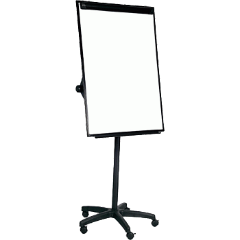 Доска магнитно-маркер.FLIPCHART 70*103см на 5 колес./регул.по высоте deVENTE