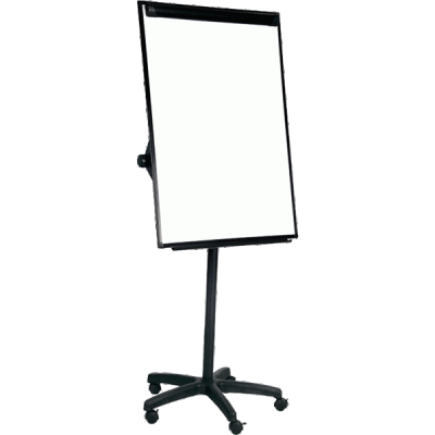 Доска магнитно-маркер.FLIPCHART 70*103см на 5 колес./регул.по высоте deVENTE